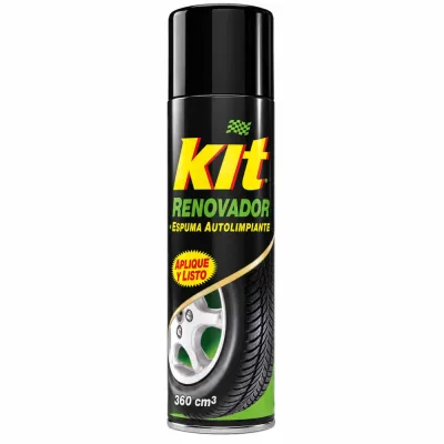 KIT RENOVADOR ESPUMA AUTOLIMPIANTE DE LLANTAS | 609911 | 360 ML