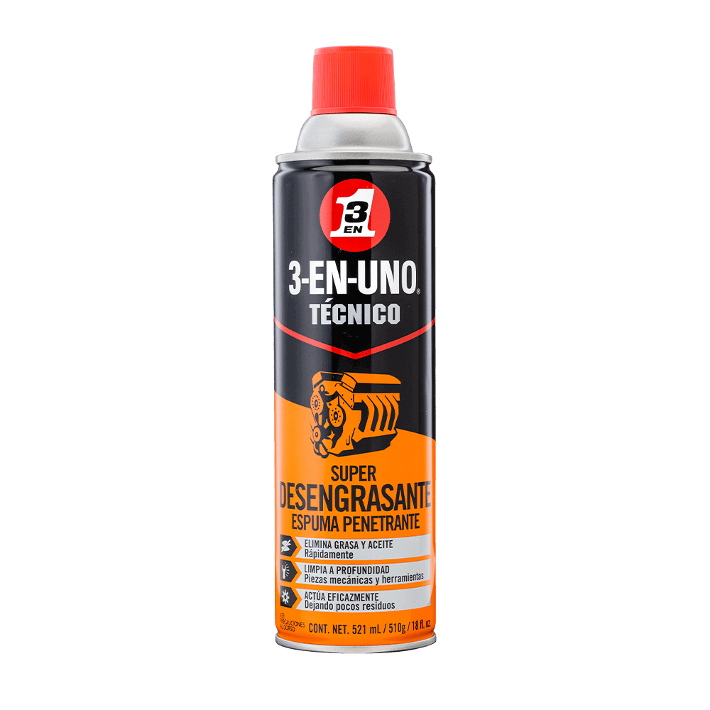 3 EN UNO SUPER DESENGRASANTE EN ESPUMA PENETRANTE | 520396 | 18 OZ
