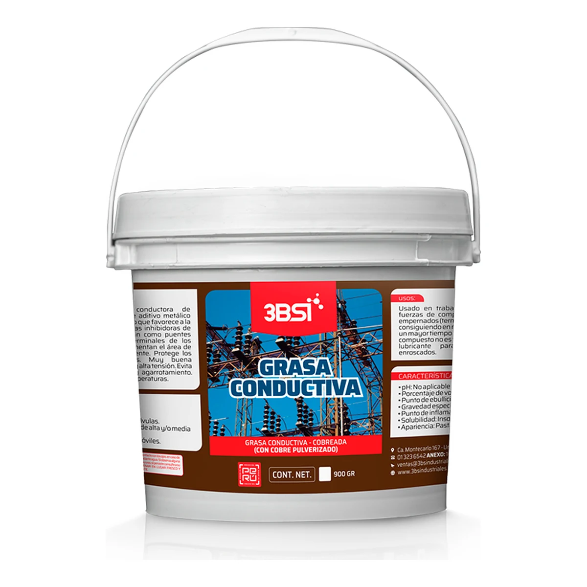 3BSI GRASA CONDUCTIVA CON COBRE PULVERIZADO | 1311 | 900 G