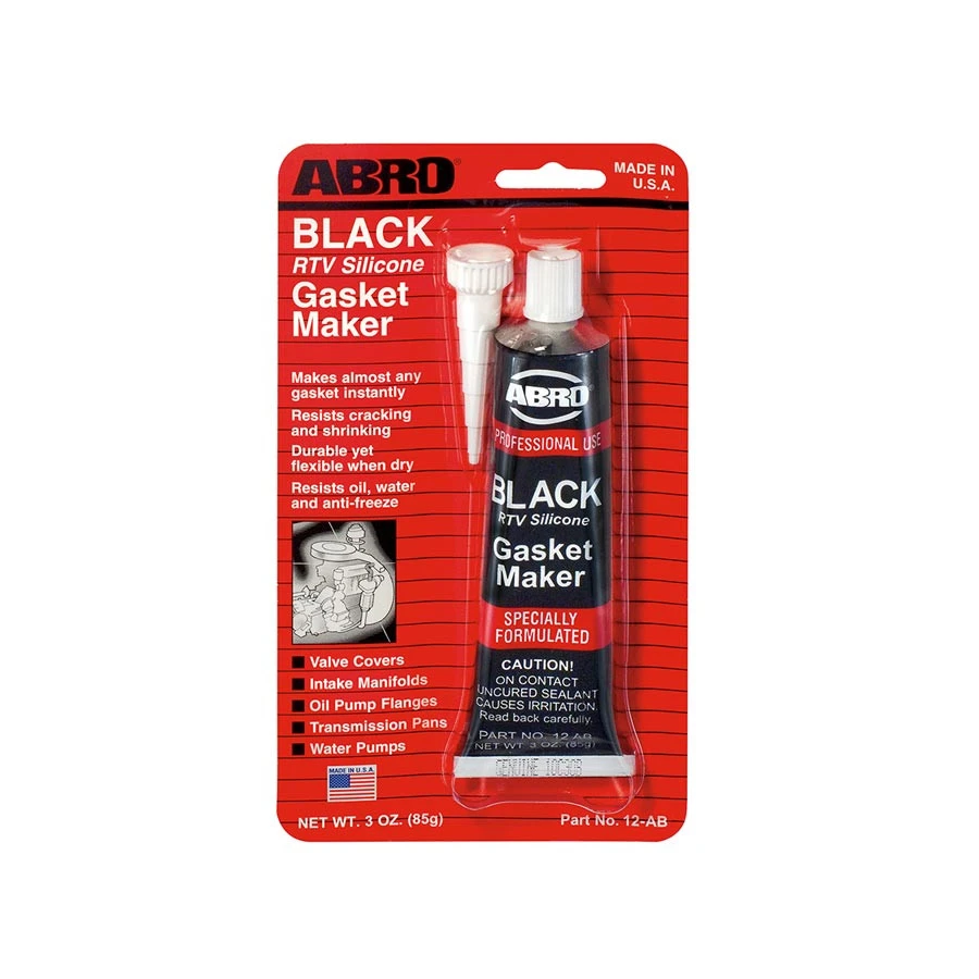 ABRO BLACK SILICONA AUTOMOTRIZ PARA JUNTAS (CH) | 12-AB-CH | 3 OZ