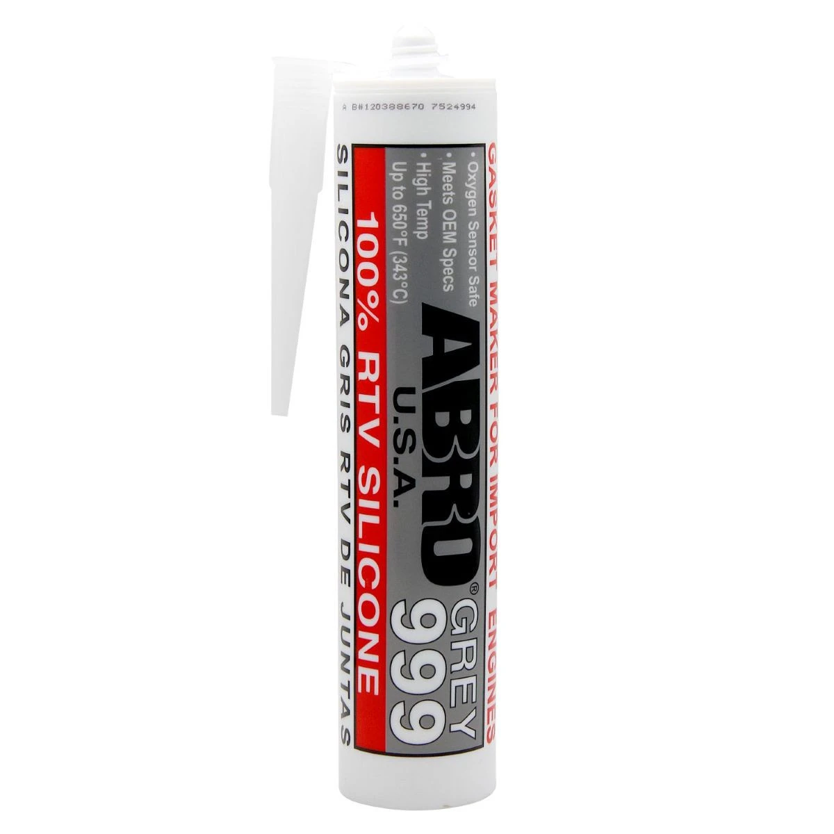 ABRO GREY 999 SILICONA AUTOMOTRIZ PARA JUNTAS (CH) | 999 9-AB-CH | 10 OZ