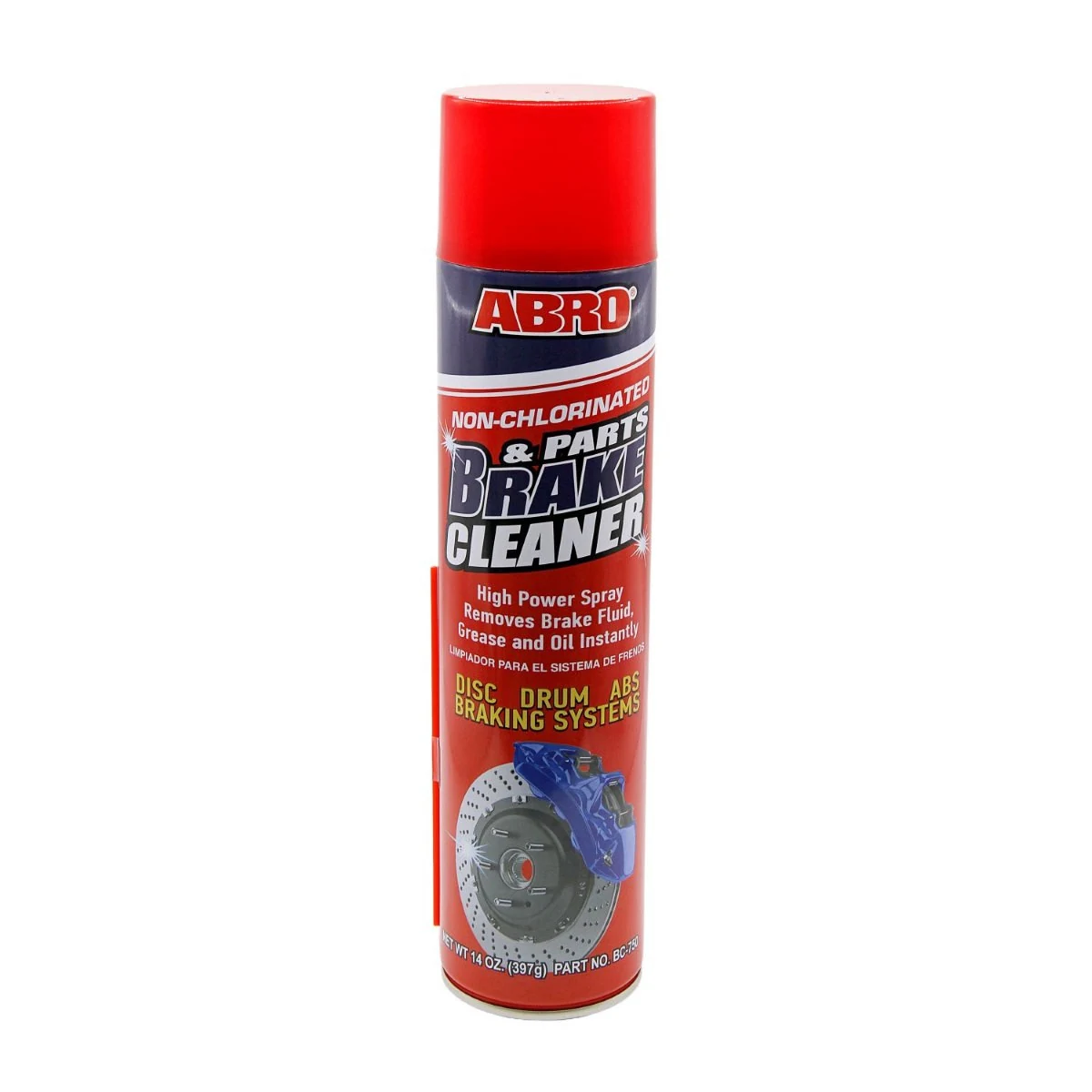 ABRO LIMPIADOR DE FRENOS NO CLORADO | BC-750 | 14 OZ