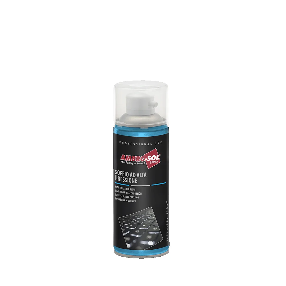 Aerosol Ambro-Sol Duster aire comprimido de alta presión P303 de 400 ml con cañita
