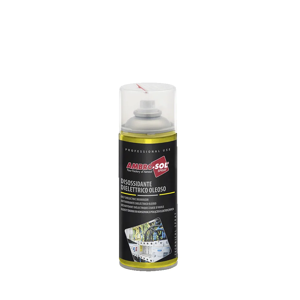 Aerosol Ambro-Sol limpiador de contacto dieléctrico oleoso antioxidante M201 de 400 ml