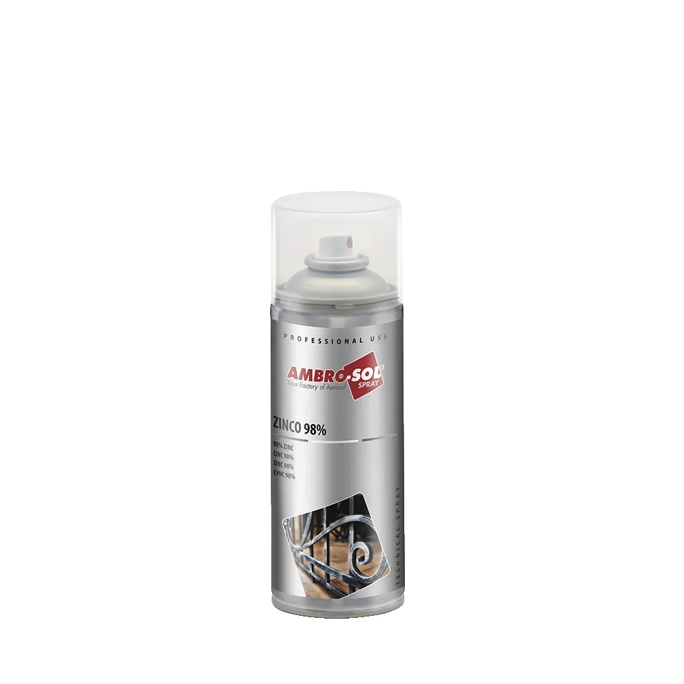 Aerosol Ambro-Sol galvanizador en frío zinc 98 % gris mate Z353 de 400 ml