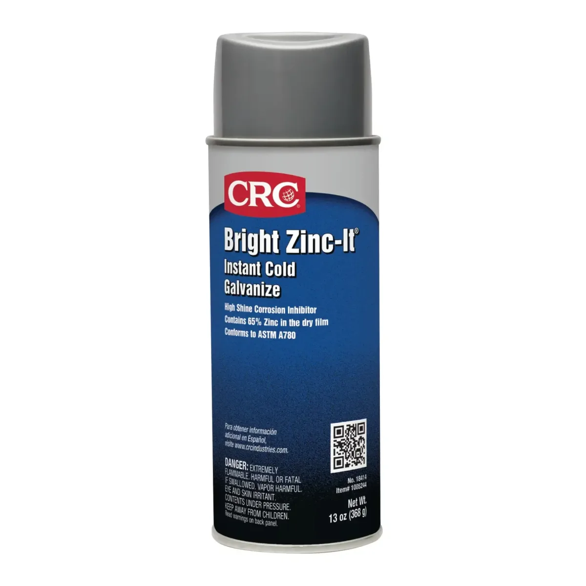 CRC BRIGHT ZINC-IT INSTANT COLD GALVANIZE | 18414 | 13 OZ