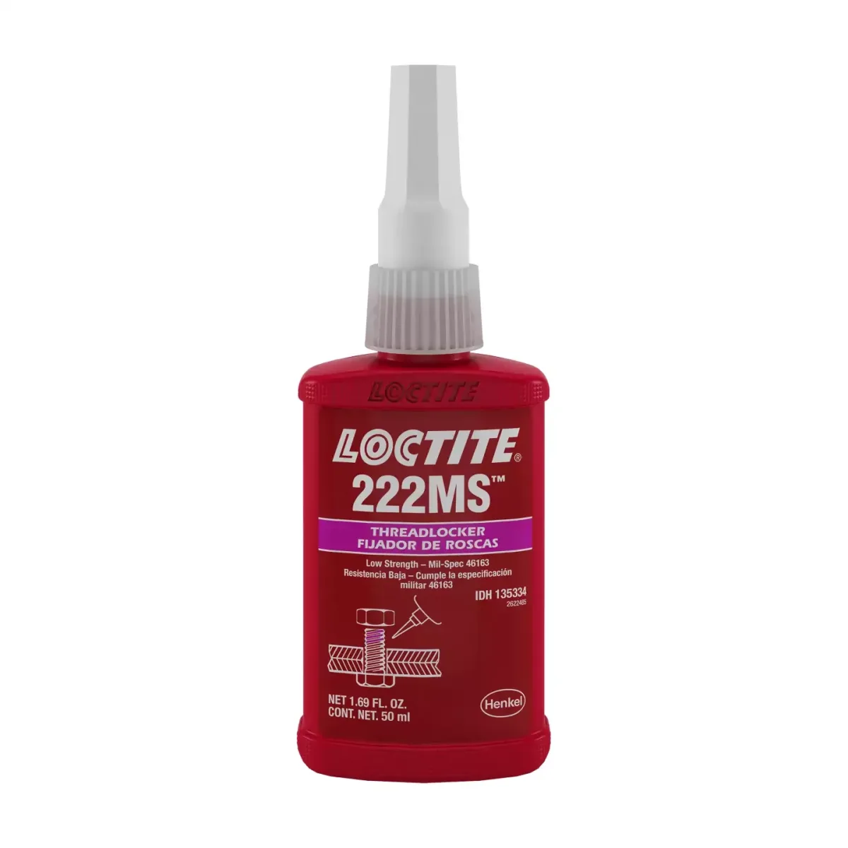 LOCTITE 222MS TRABADOR DE ROSCA | 2622485 | IDH 135334 | 50 ML