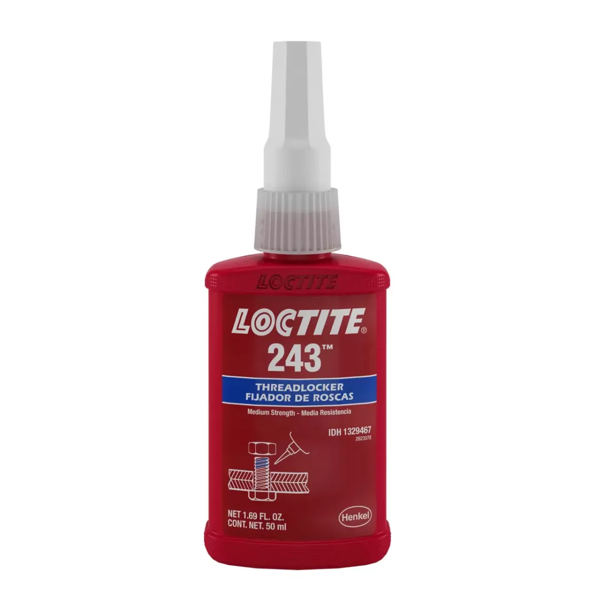 LOCTITE 243 TRABADOR DE ROSCA AZUL | 43897 | IDH 1329467 | 50 ML
