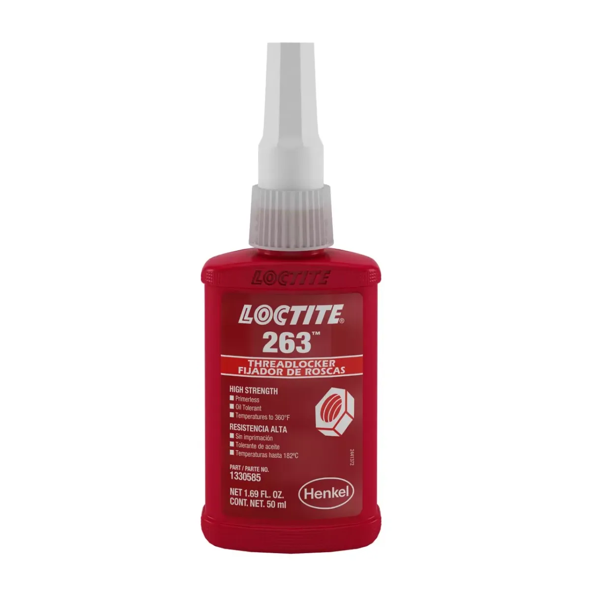 LOCTITE 263 TRABADOR DE ROSCA ROJO | 43906 | IDH 1330585 | 50 ML