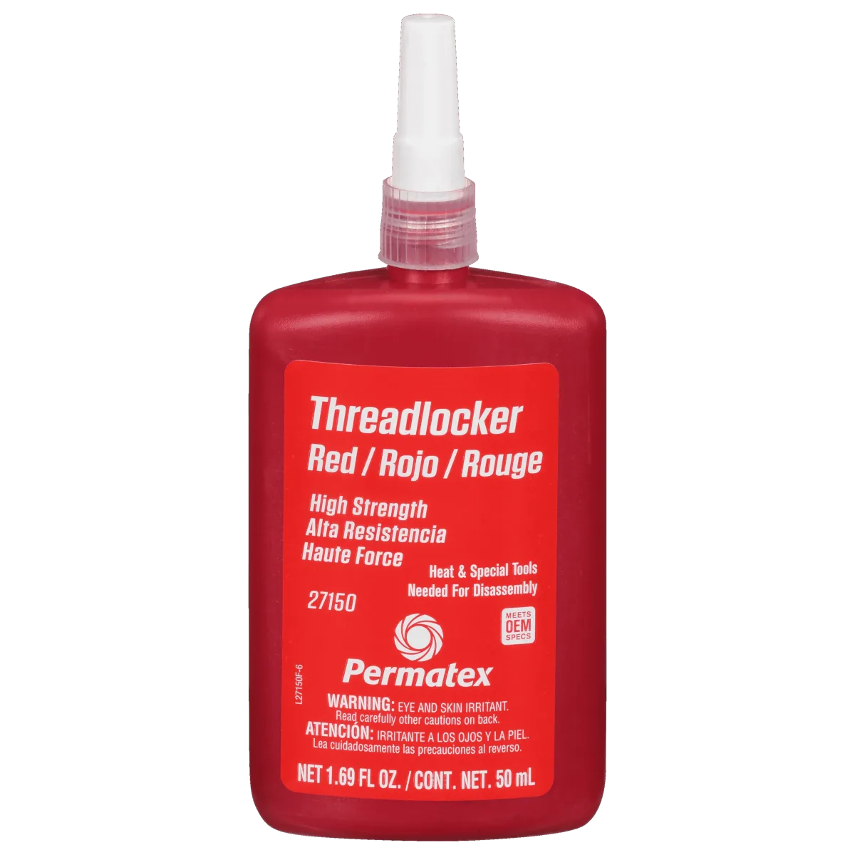 PERMATEX TRABADOR DE PERNOS DE RESISTENCIA ALTA | 27150 | 50 ML