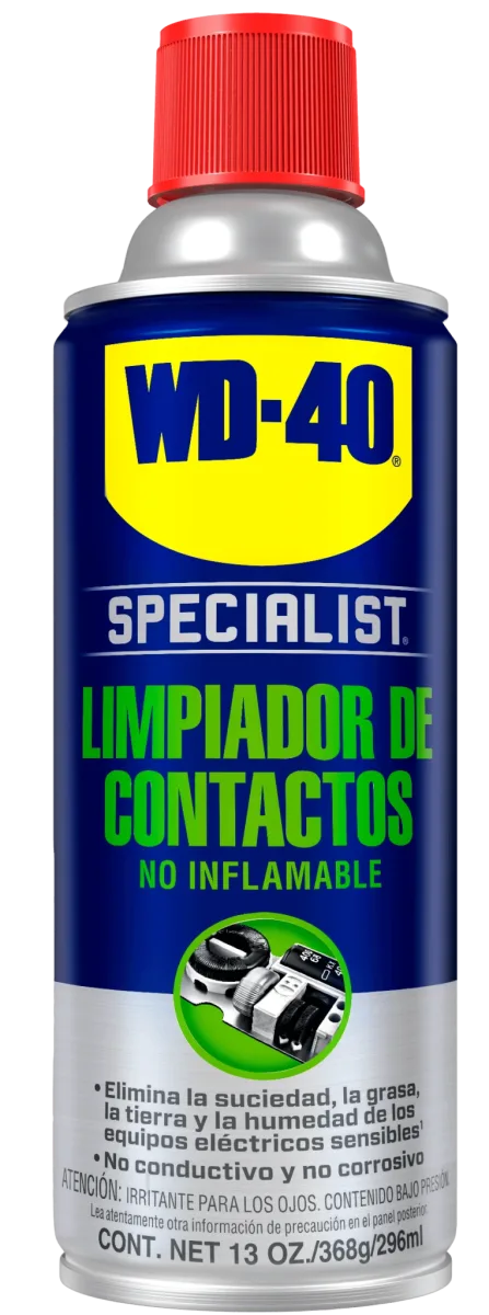 WD-40 SPECIALIST LIMPIADOR DE CONTACTOS NO INFLAMABLE | 560088 | 13 OZ