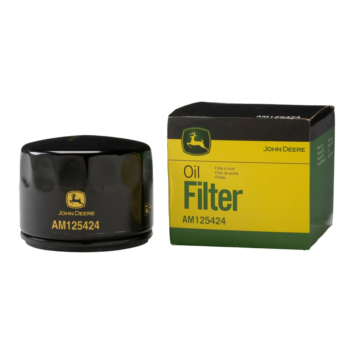 JOHN DEERE FILTRO DE ACEITE DE MOTOR PARA TRACTORES DE CÉSPED | AM125424