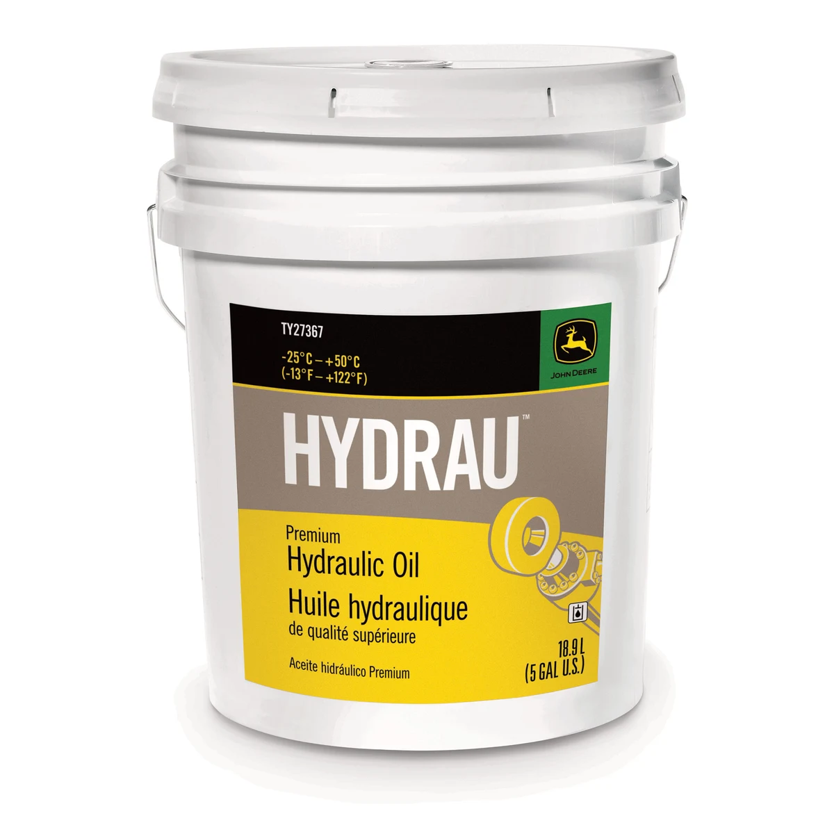 JOHN DEERE HYDRAU ACEITE HIDRÁULICO ANTIDESGASTE ISO 68 | TY27367 | 5 GAL