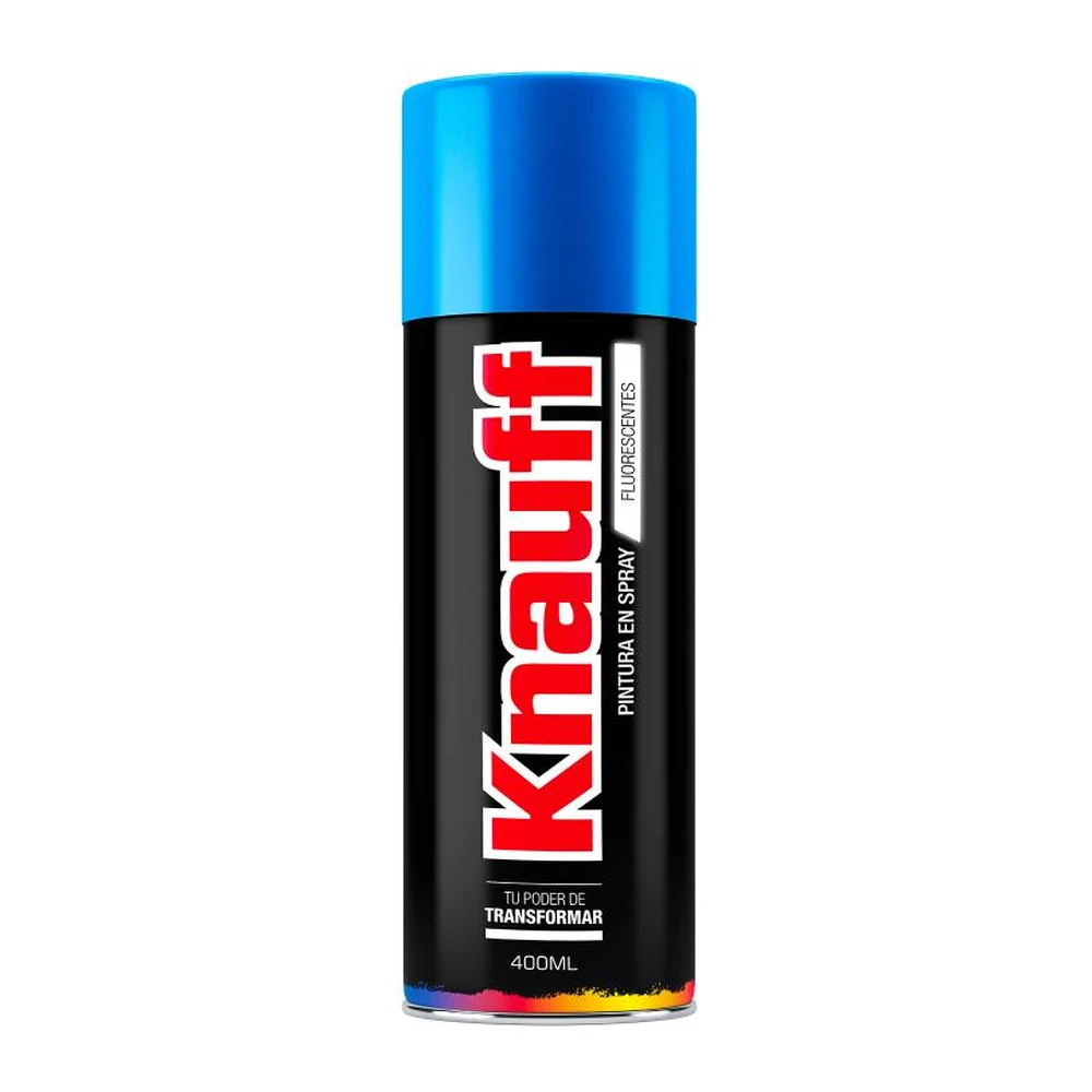 KNAUFF PINTURA EN SPRAY AZUL FLUORESCENTE | #105 | 400 ML