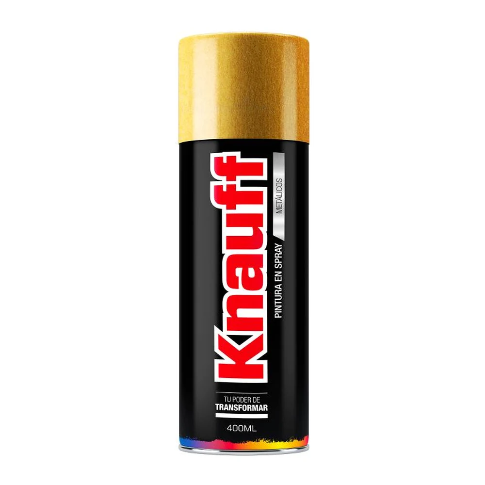 KNAUFF PINTURA EN SPRAY ORO METÁLICO PREMIUM | #318 | 400 ML
