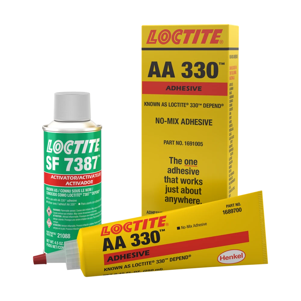 LOCTITE AA 330 + SF 7387 ADHESIVO ACRÍLICO ESTRUCTURAL KIT | 00312 | IDH 1691005 | 250 ML