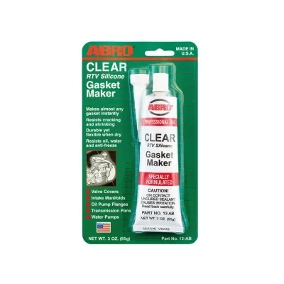 ABRO CLEAR SILICONA AUTOMOTRIZ PARA JUNTAS (CH) | 13-AB-CH | 3 OZ