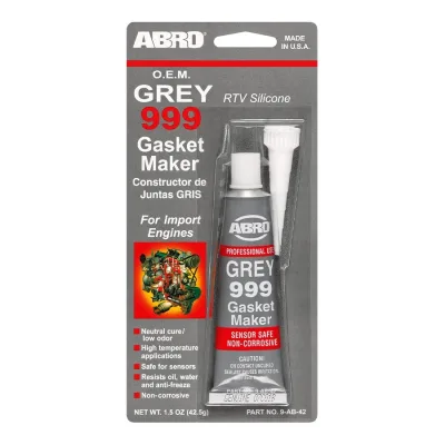 ABRO GREY 999 SILICONA AUTOMOTRIZ PARA JUNTAS (USA) | 9-AB-42 | 1.5 OZ