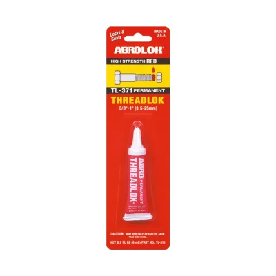 ABRO SELLADOR DE ROSCA PERMANENTE ROJA | TL-371 | 6 ML