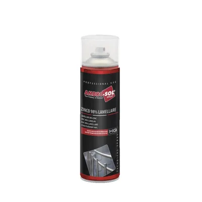 AMBRO-SOL SPRAY GALVANIZADOR FRÍO ZINC 98% GRIS CLARO LAMELAR | Z358 | 500 ML