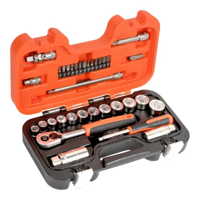 BAHCO SET DE DADOS HEXAGONALES Y RATCHET 3/8” EN MILÍMETROS 34P | S330