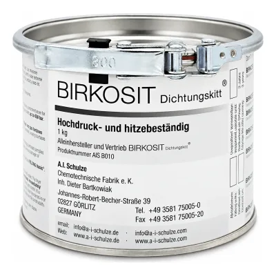 BIRKOSIT DICHTUNGSKITT COMPUESTO SELLANTE PARA ALTA TEMPERATURA Y PRESIÓN | AIS B010 | 1 KG