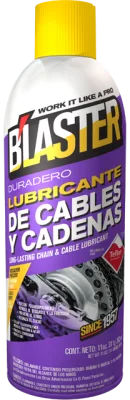 BLASTER LUBRICANTE PARA CABLES Y CADENAS | 16-CCL-LAT | 11 OZ