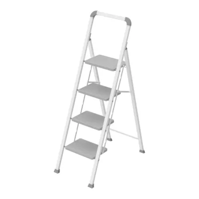 C&A ESCALERA PLEGABLE DE ACERO 4 PELDAÑOS 150 KG | 1400108200612