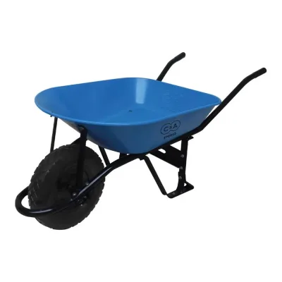 C&A PRO CARRETILLA BUGGY 78 L CON LLANTA NEUMÁTICA REFORZADA TIPO HOJA | 1700101170044 | 5.5 PIES