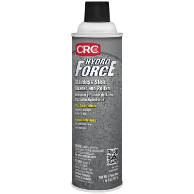 CRC HYDROFORCE STAINLESS STEEL CLEANER AND POLISH | 14424 | 18 OZ