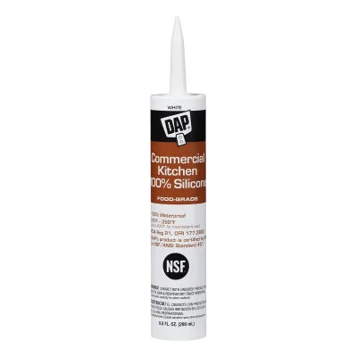 DAP COMMERCIAL KITCHEN SILICONA 100 % PARA COCINAS COMERCIALES BLANCO | 08656 | 9.8 OZ