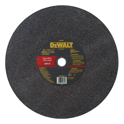 DEWALT DISCO DE CORTE DE METAL PARA TRONZADORA 14" X 7/64" X 1" | DW44640 | CAJA DE 10 DISCOS