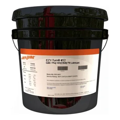JET-LUBE EZY-TURN #12 LUBRICANTE SELLADOR PARA VÁLVULAS DE COMPUERTA Y MACHO | 95516 | 5 GAL