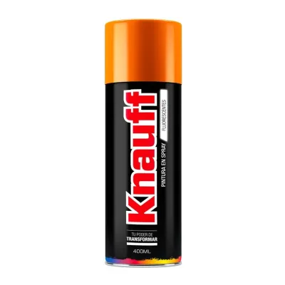 KNAUFF PINTURA EN SPRAY NARANJA FLUORESCENTE | #102 | 400 ML