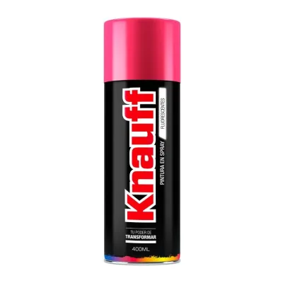 KNAUFF PINTURA EN SPRAY ROSADO FLUORESCENTE | #106 | 400 ML