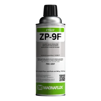 MAGNAFLUX ZYGLO ZP-9F REVELADOR NO ACUOSO BASE SOLVENTE | ZP-9F | 11.9 OZ