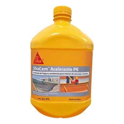 SIKA SIKACEM ACELERANTE PE ACELERANTE DE FRAGUA PARA CONCRETO Y MORTERO | 4 L
