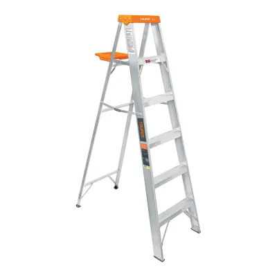 TRUPER ESCALERA DE TIJERA DE ALUMINIO 5 PELDAÑOS CON BANDEJA TIPO II 175 KG | 10335