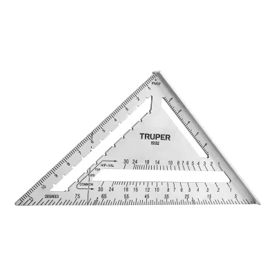 TRUPER ESCUADRA DE ALUMINIO 12" PARA DRYWALL | 15132