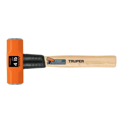 TRUPER MD-4M COMBA OCTAGONAL 4 LB CON MANGO DE MADERA | 16508