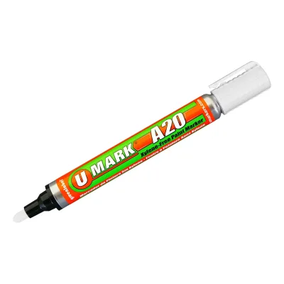 U-MARK MARCADOR PERMANENTE PARA METALES A20 BLANCO | 10705 | 13 ML