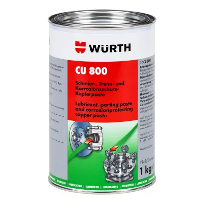 WURTH CU 800 PASTA DE COBRE ANTIAGARROTANTE ALTA TEMPERATURA | 10893 800 2 | 1 KG