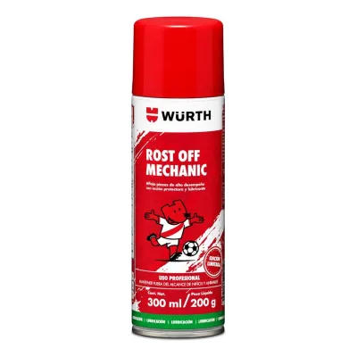 WURTH ROST OFF MECHANIC AFLOJATODO DESINCRUSTANTE EN SPRAY | 00890 200 301 | 300 ML