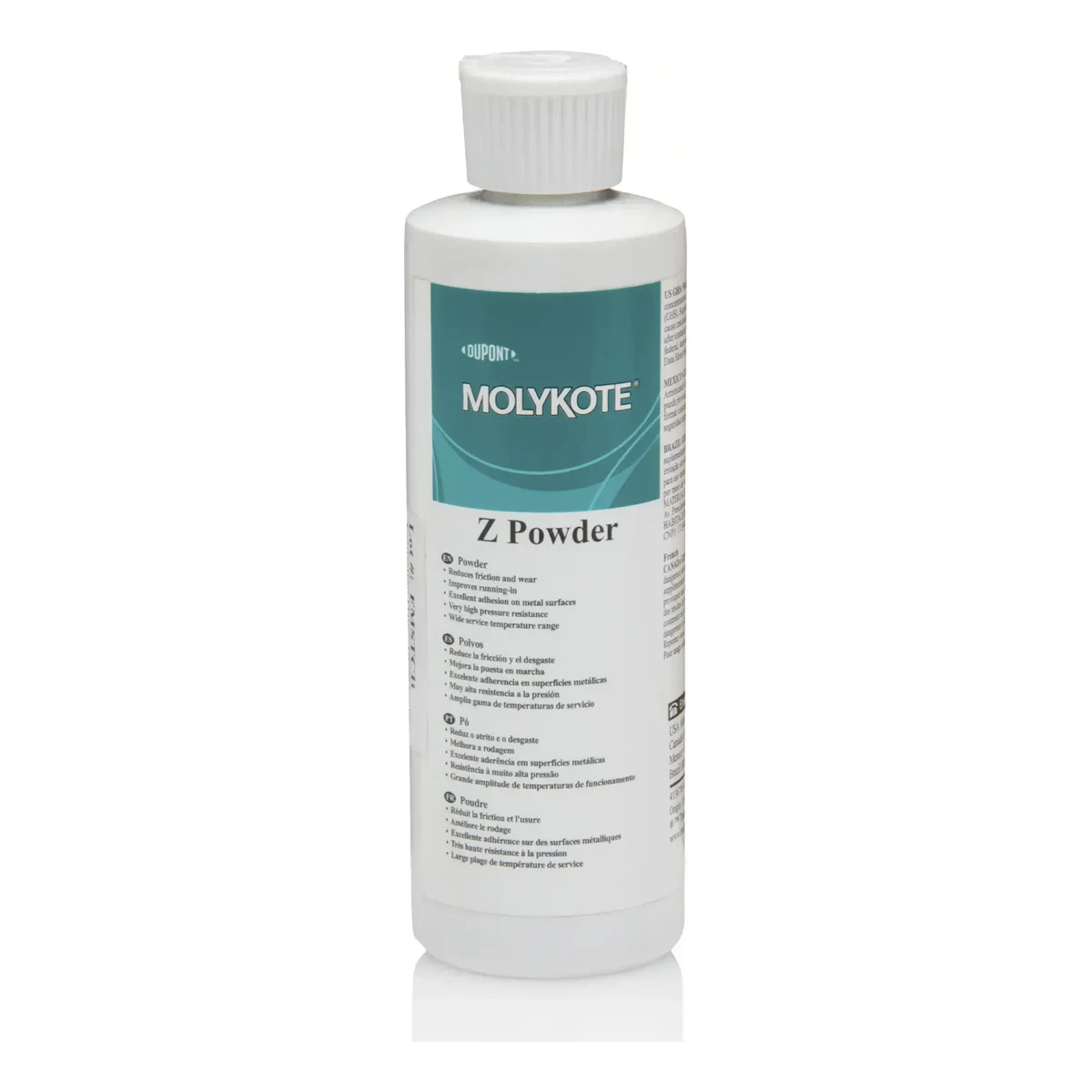 MOLYKOTE Z POWDER LUBRICANTE SÓLIDO DE BISULFURO DE MOLIBDENO EN POLVO | 4019599 | 283 G