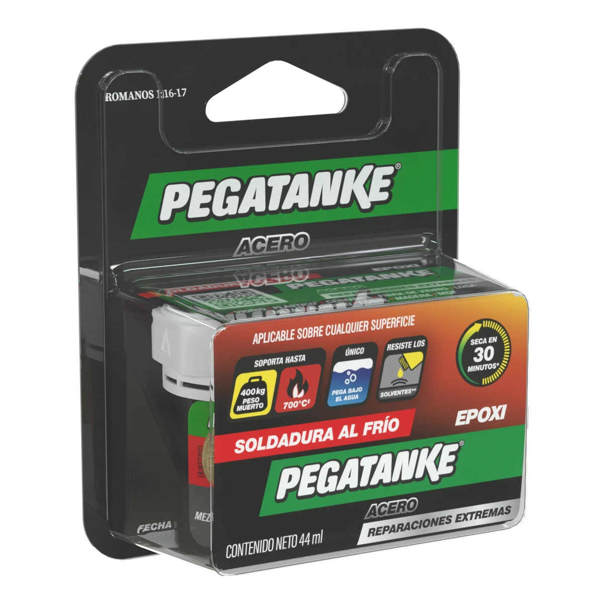 PEGATANKE EPÓXICO ACERO SOLDADURA EN FRÍO | 7862117300878 | 44 ML