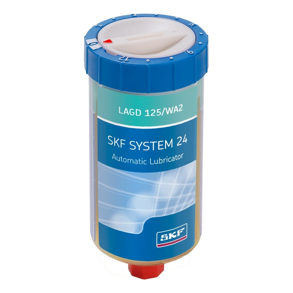 Lubricador automático SKF SYSTEM 24 LAGD 125/WA2 de 125 ml lleno con grasa LGWA 2