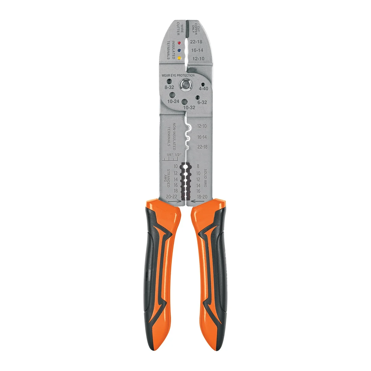 TRUPER ALICATE PELACABLE Y CRIMPEADOR 10" 22 A 10 AWG | 17358