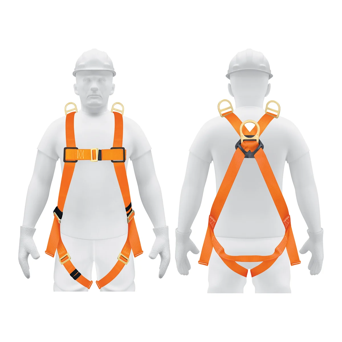 TRUPER ARNÉS DE CUERPO COMPLETO 3 ANILLOS 140 KG | 14433