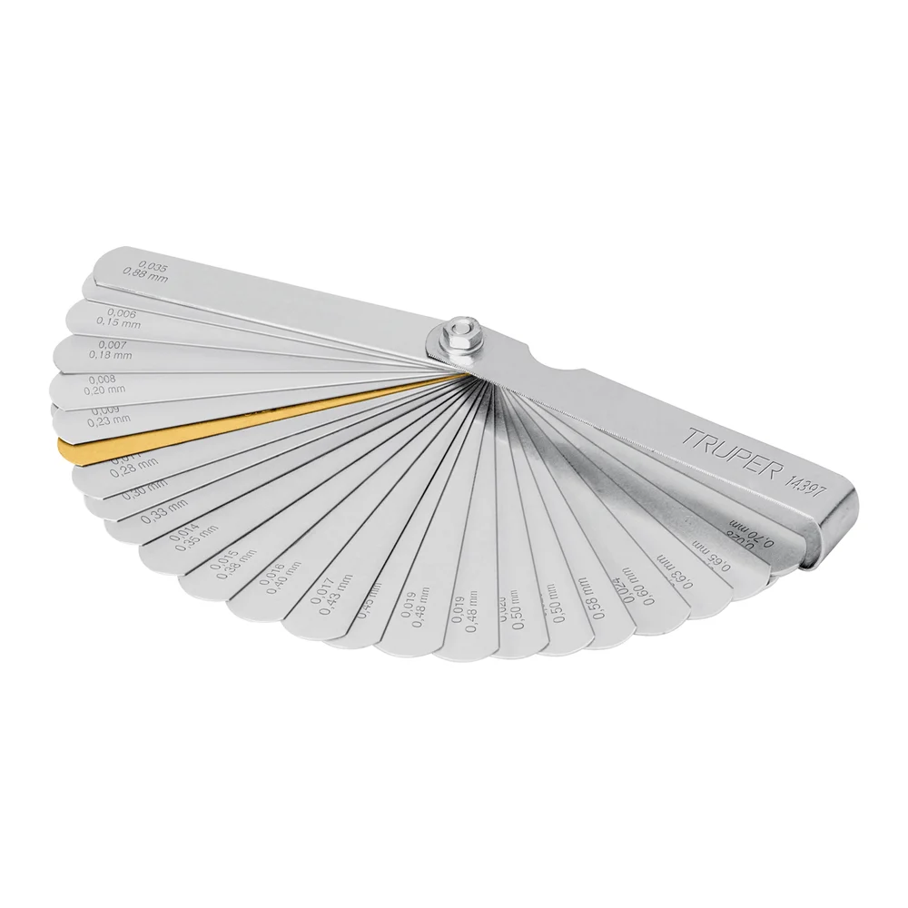 TRUPER CAL-32 CALIBRADOR DE HOJAS (GALGAS) 32 HOJAS | 14397