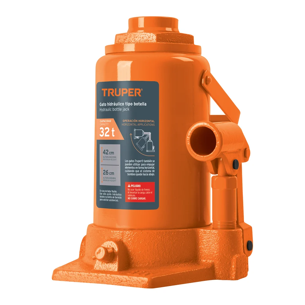 TRUPER GAT-32 GATA HIDRÁULICA DE BOTELLA 32 TON | 14819